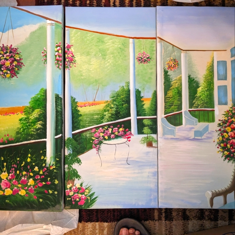 3 piece canvas art paintings